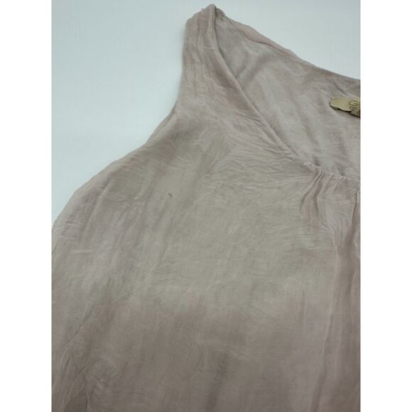 Giusy Silk Top for Women Sz M Sleeveless Gradient Pink Lined AS IS - Picture 2 of 10